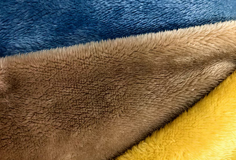 270gsm 185cm May dalawang panig na arctic velvet na maliit na butil ng plush na tela