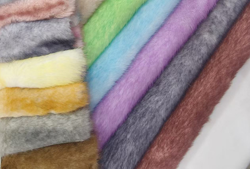 700g Makapal na 165cm rainbow mink imitation fox fur fabric na angkop para sa mga coat/manika/home blanket 700g Makapal na 165cm rainbow mink imitation fox fur fabric na angkop para sa mga coat/manika/home blanket