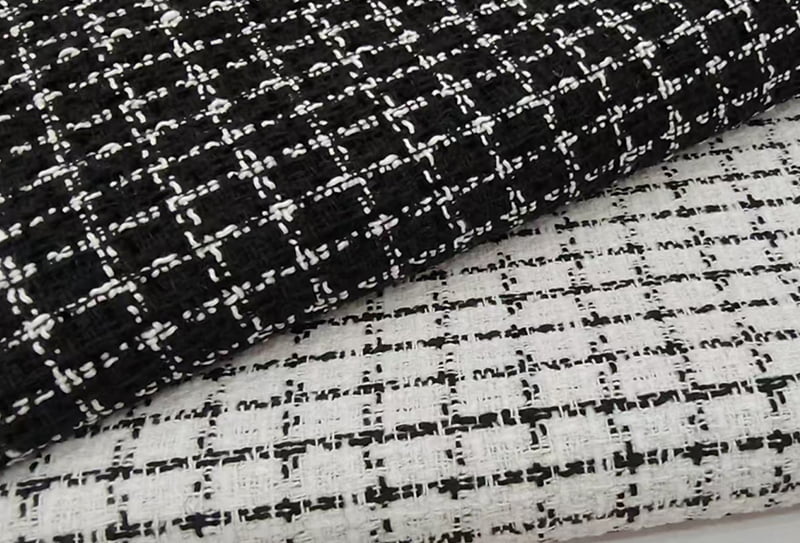 500mg 148cm Tweed fabric/chanel-inspired na maliit na # tela na angkop para sa mga bag/sombrero