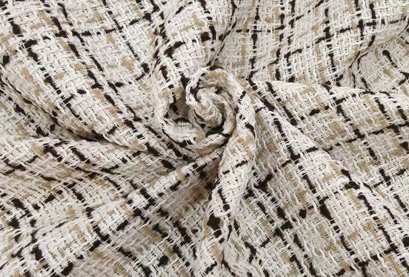 450mg 148cm Tweed fabric/chanel-inspired fabric ls540412 na angkop para sa mga handbag