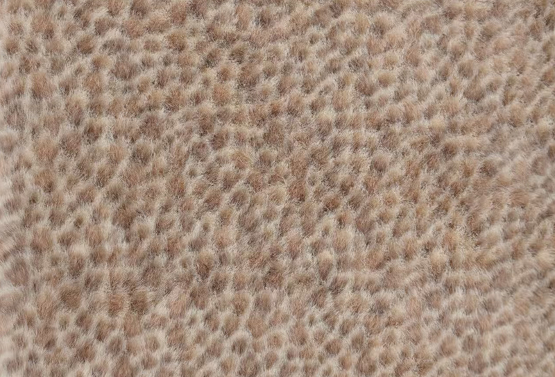 160mm lapad European mink print leopard print faux mink fabric 160mm lapad European mink print leopard print faux mink fabric