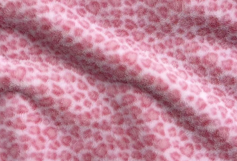 160mm lapad European mink print leopard print faux mink fabric 160mm lapad European mink print leopard print faux mink fabric