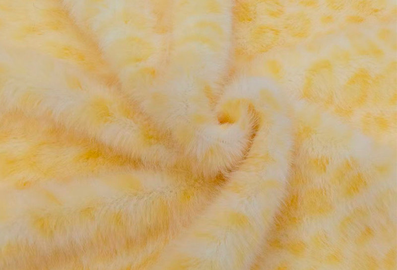 160mm lapad European mink print leopard print faux mink fabric 160mm lapad European mink print leopard print faux mink fabric