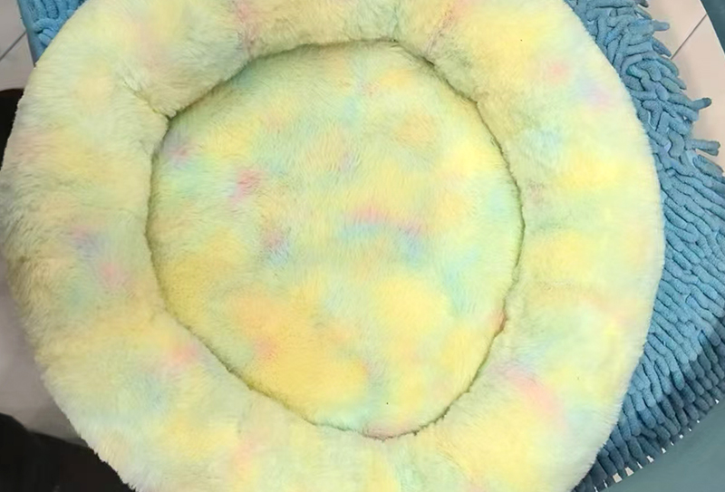 500GSM European mink print na kulay rainbow na faux mink na tela 500GSM European mink print na kulay rainbow na faux mink na tela